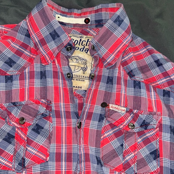 Vintage Scotch & Soda Men’s Pearl Snap Button Down - Picture 3 of 4